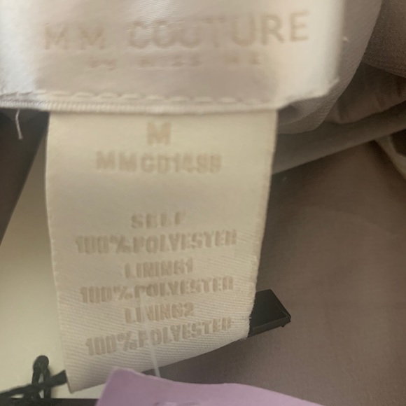 Miss Me MM Couture Taupe Sequin Embellished Dress Sz M - Picture 6 of 7